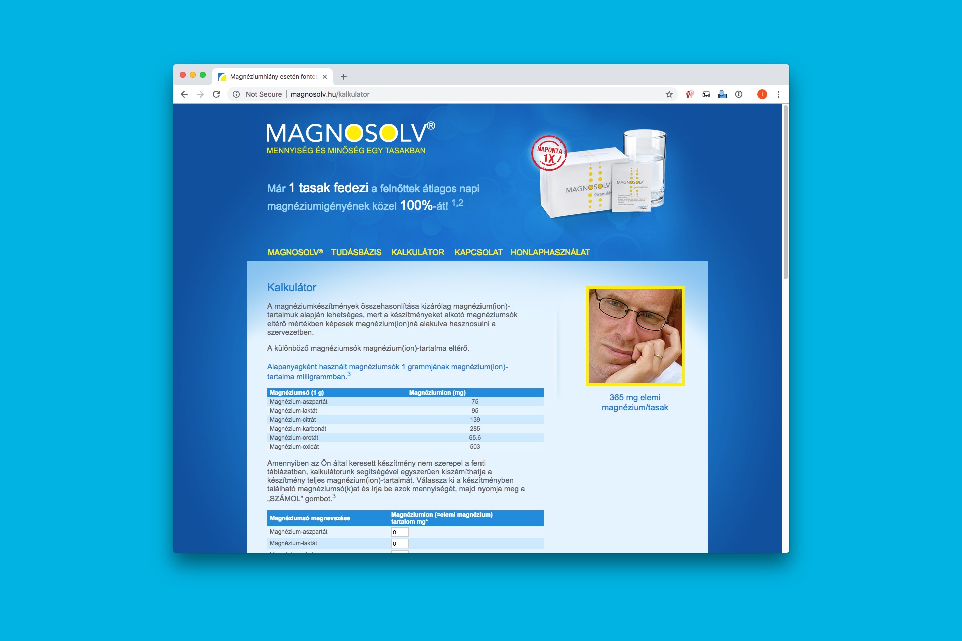Magnosolv microsite